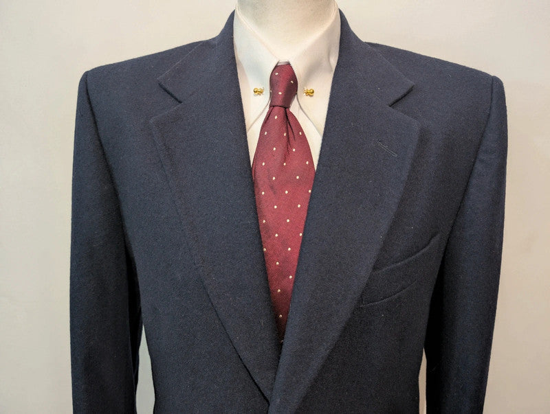 Chouet costume bleu marine en flanelle lourde