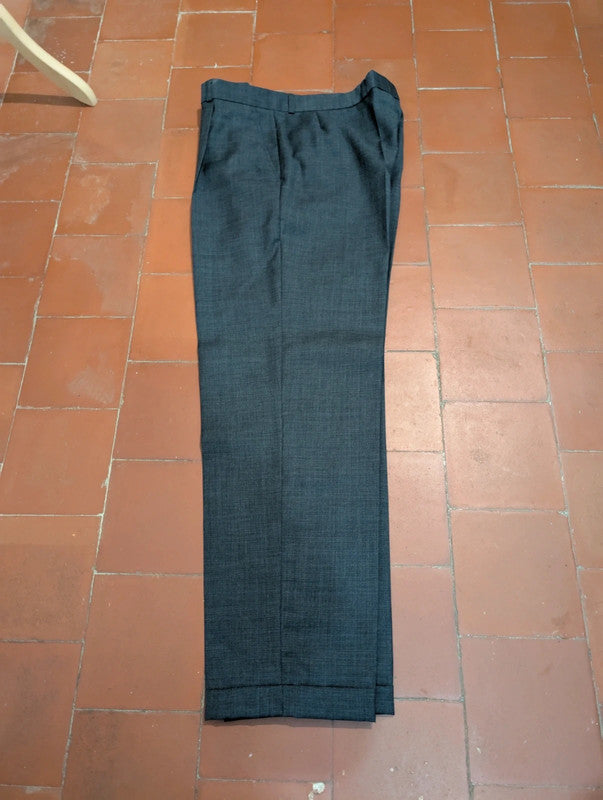 Incredible gray wool double-breasted suit