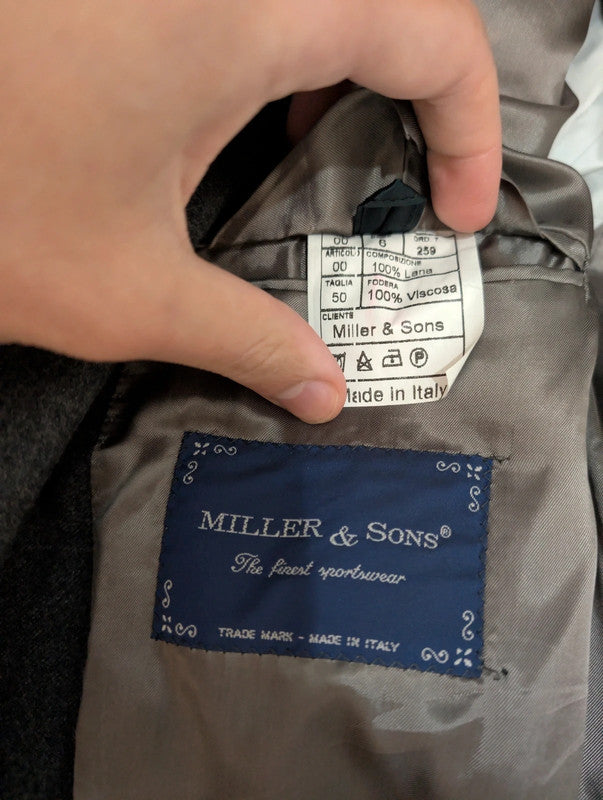 Génial manteau gris en laine