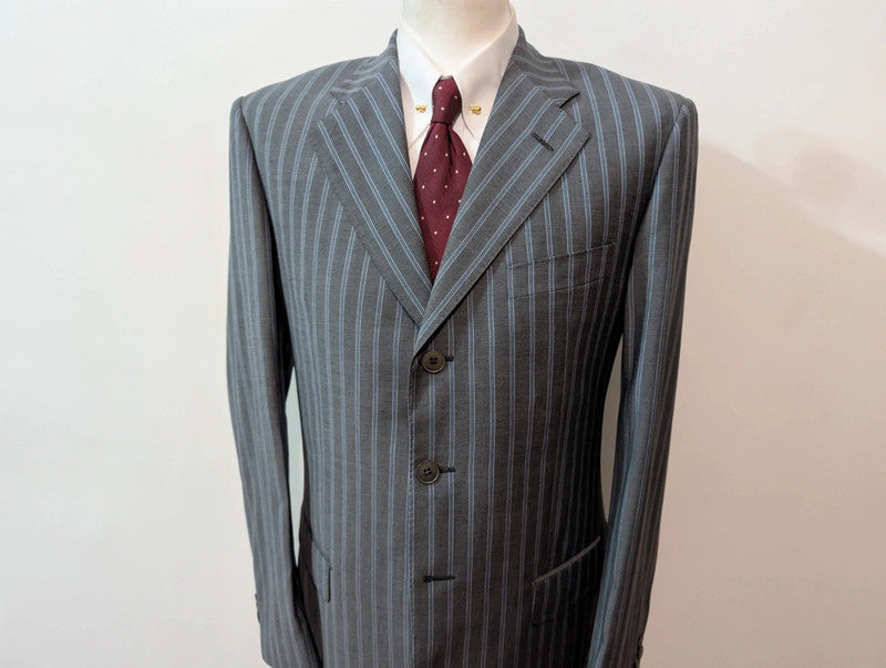 Furieux costume pinstripe en laine