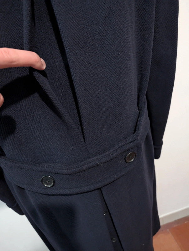 Impressionnant manteau polo coat en laine