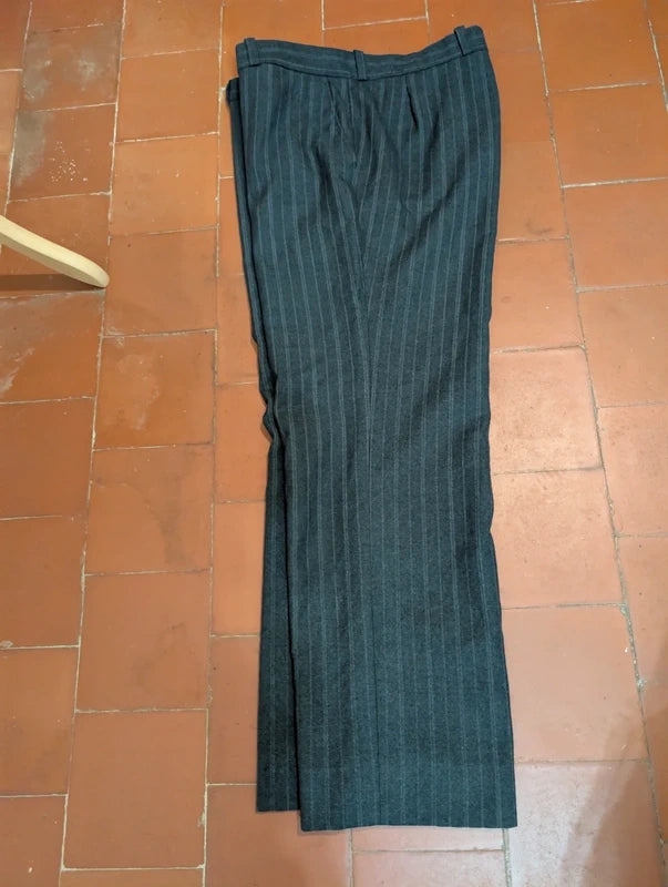 Spectaculaire costume 3 piece pinstripe en flanelle