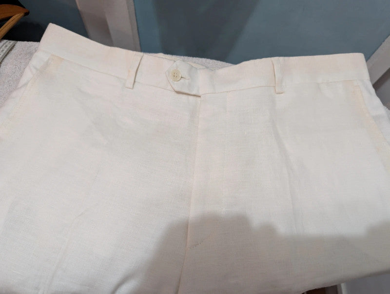 Angelique white linen costume
