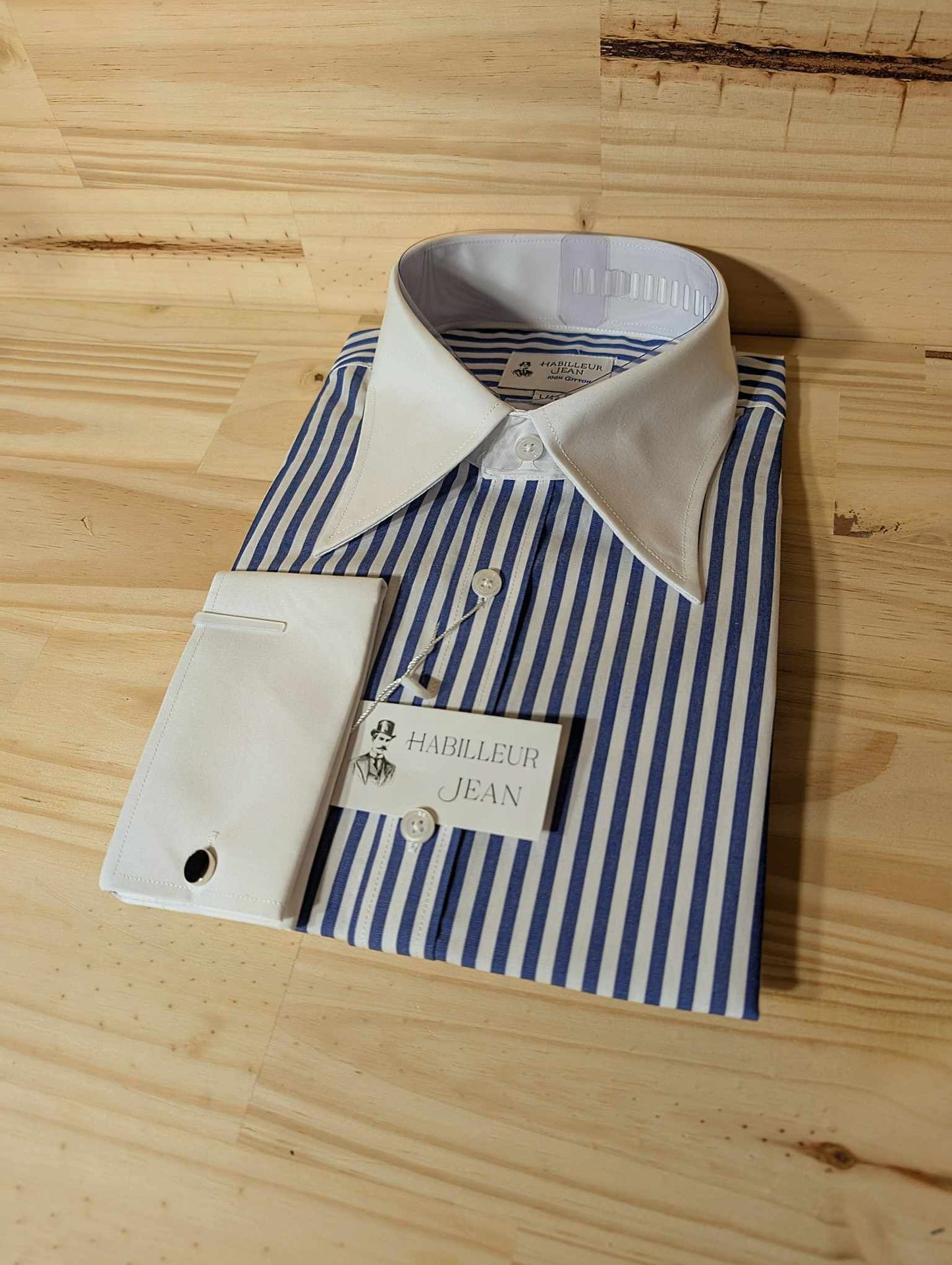 Chemise Winchester à rayures large Bleu marine
