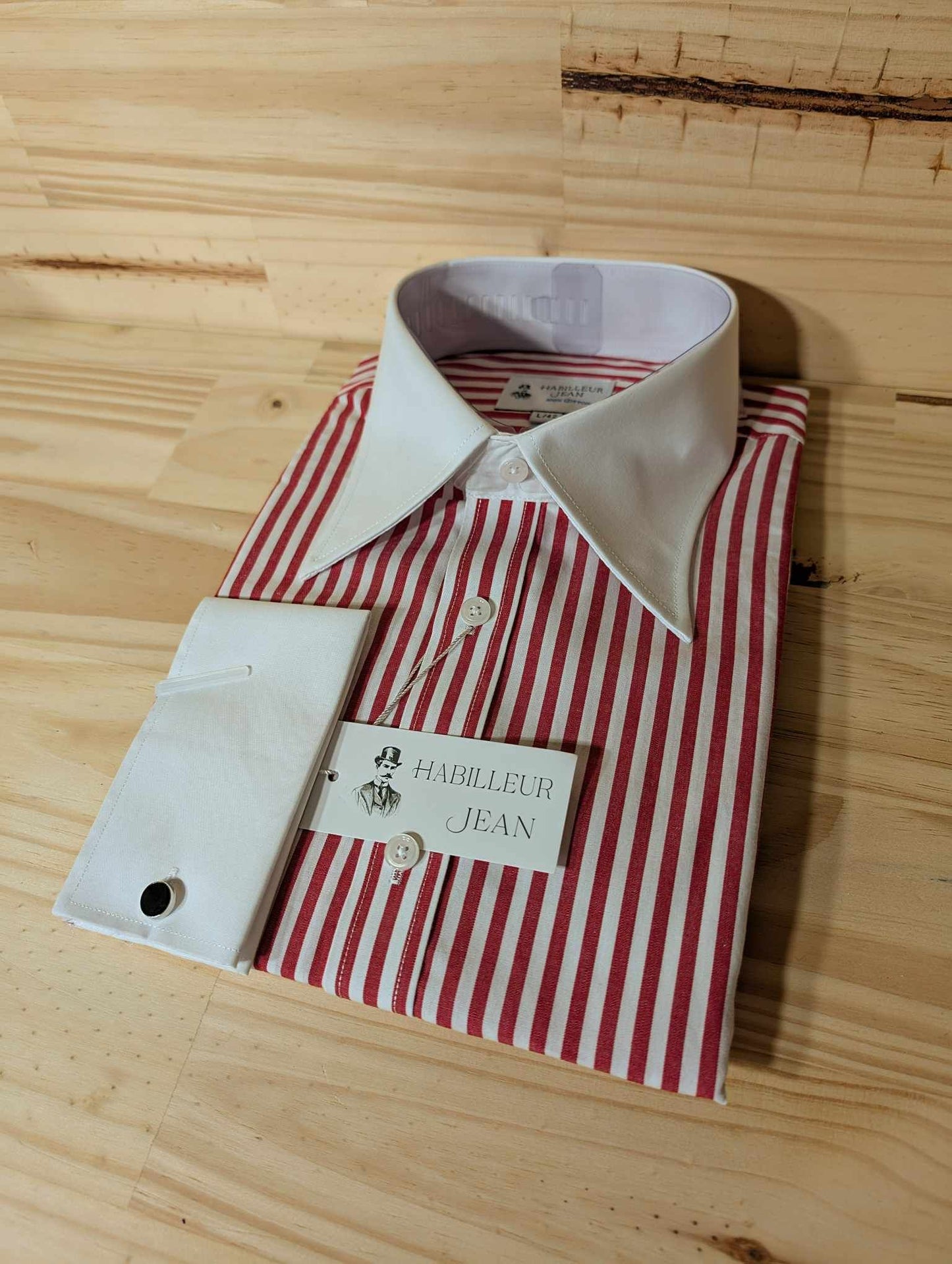 Chemise Winchester à rayures large Rouges