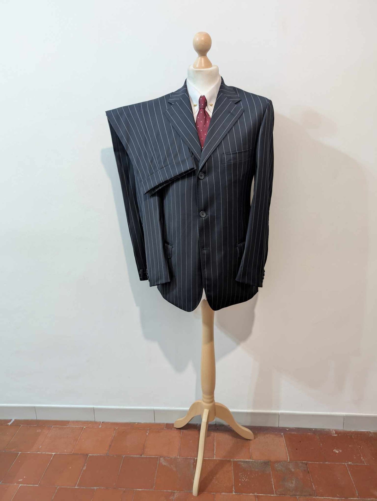 Légendaire costume chalkstripe en laine