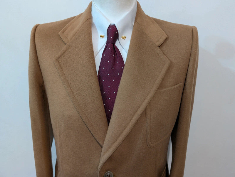 Fabuleuse veste marron camel en laine lourde