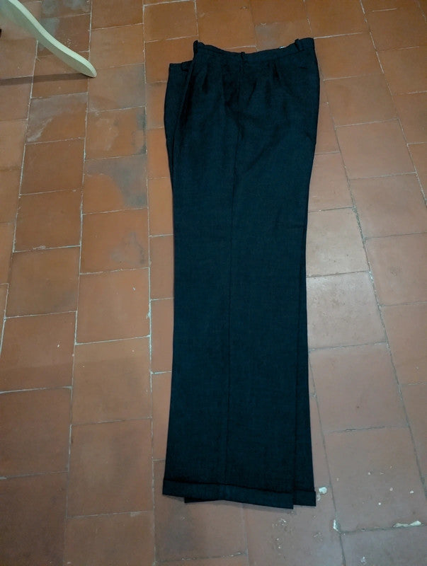 Classique costume croisé gris en laine froide