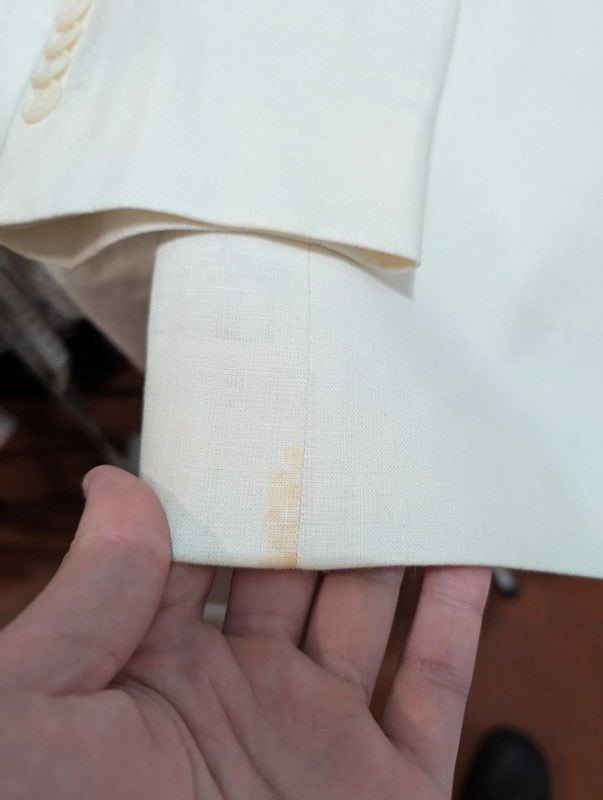Angelique white linen costume