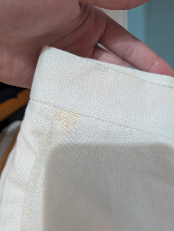 Angelique white linen costume
