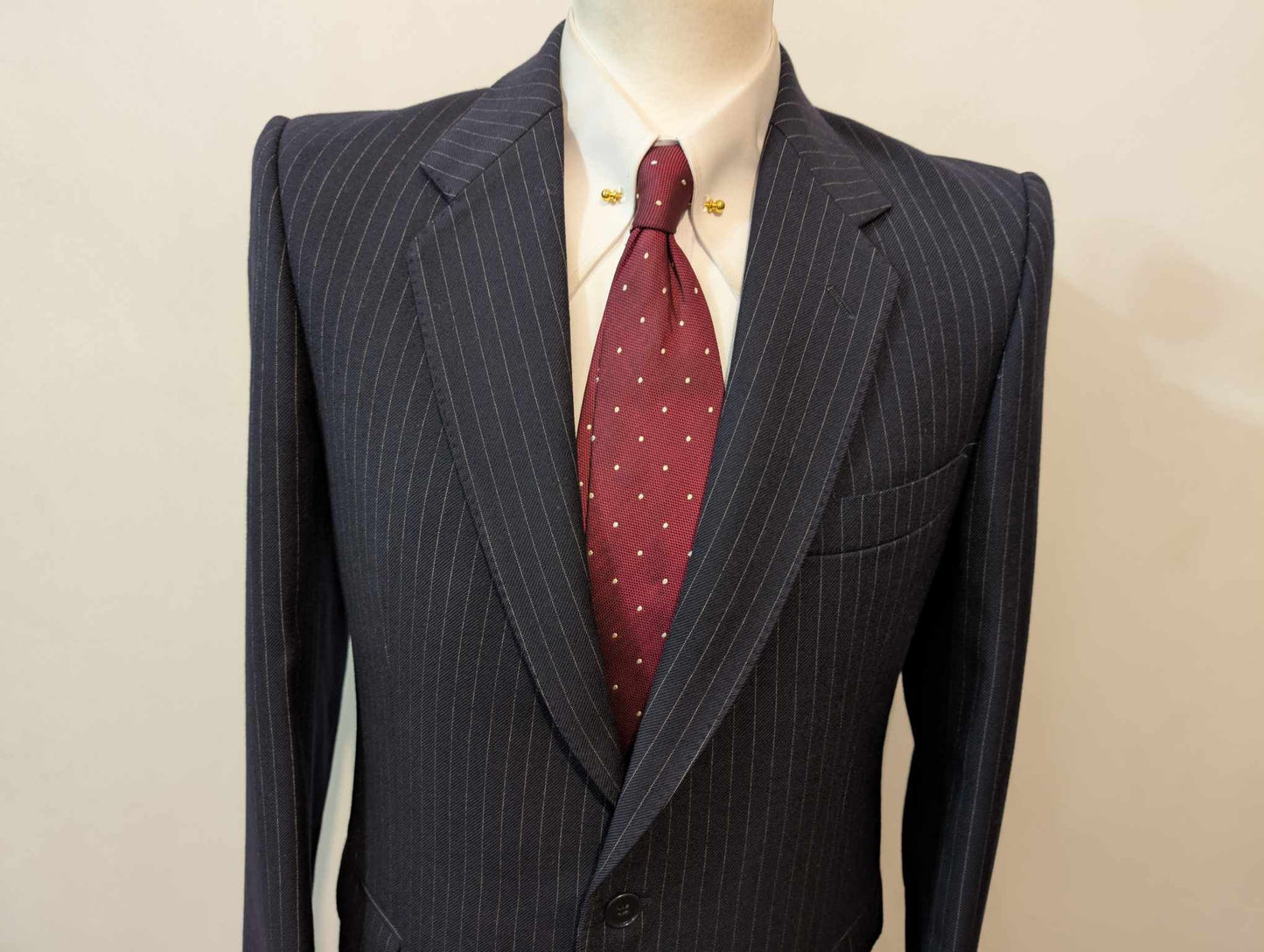 Légendaire costume pinstripe en laine