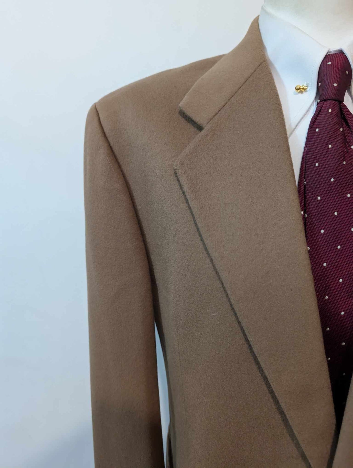 Fantastique veste marron en laine et cachemire