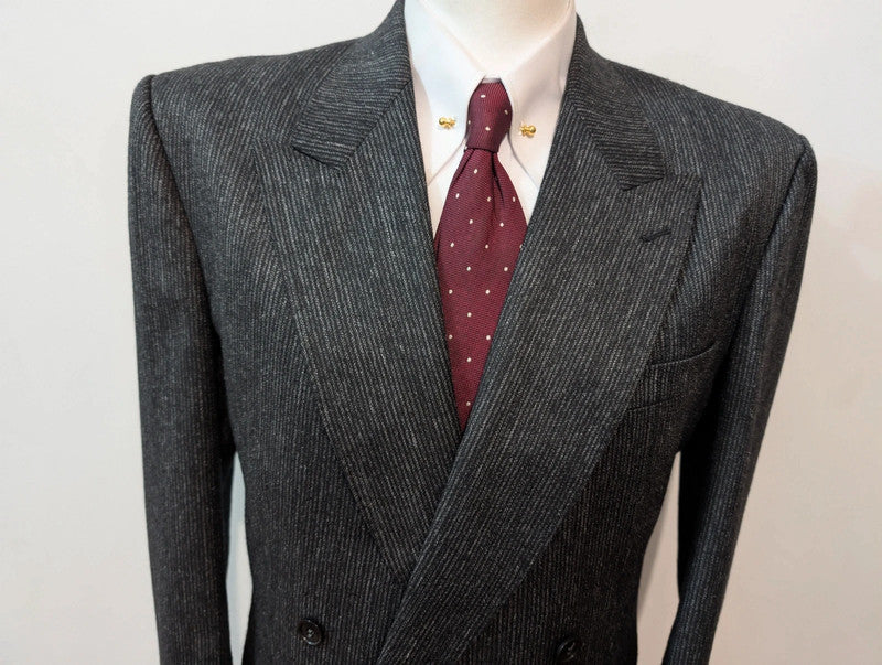 Magnifique costume croisé en tweed
