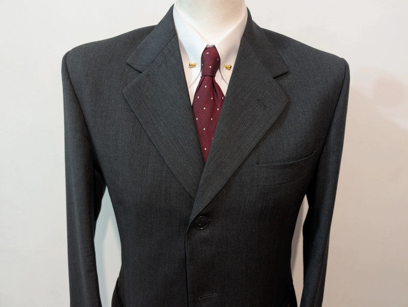 Classique costume gris en laine