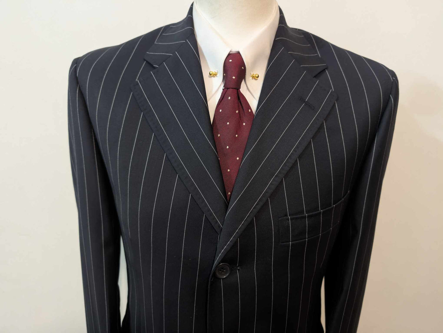 Légendaire costume chalkstripe en laine