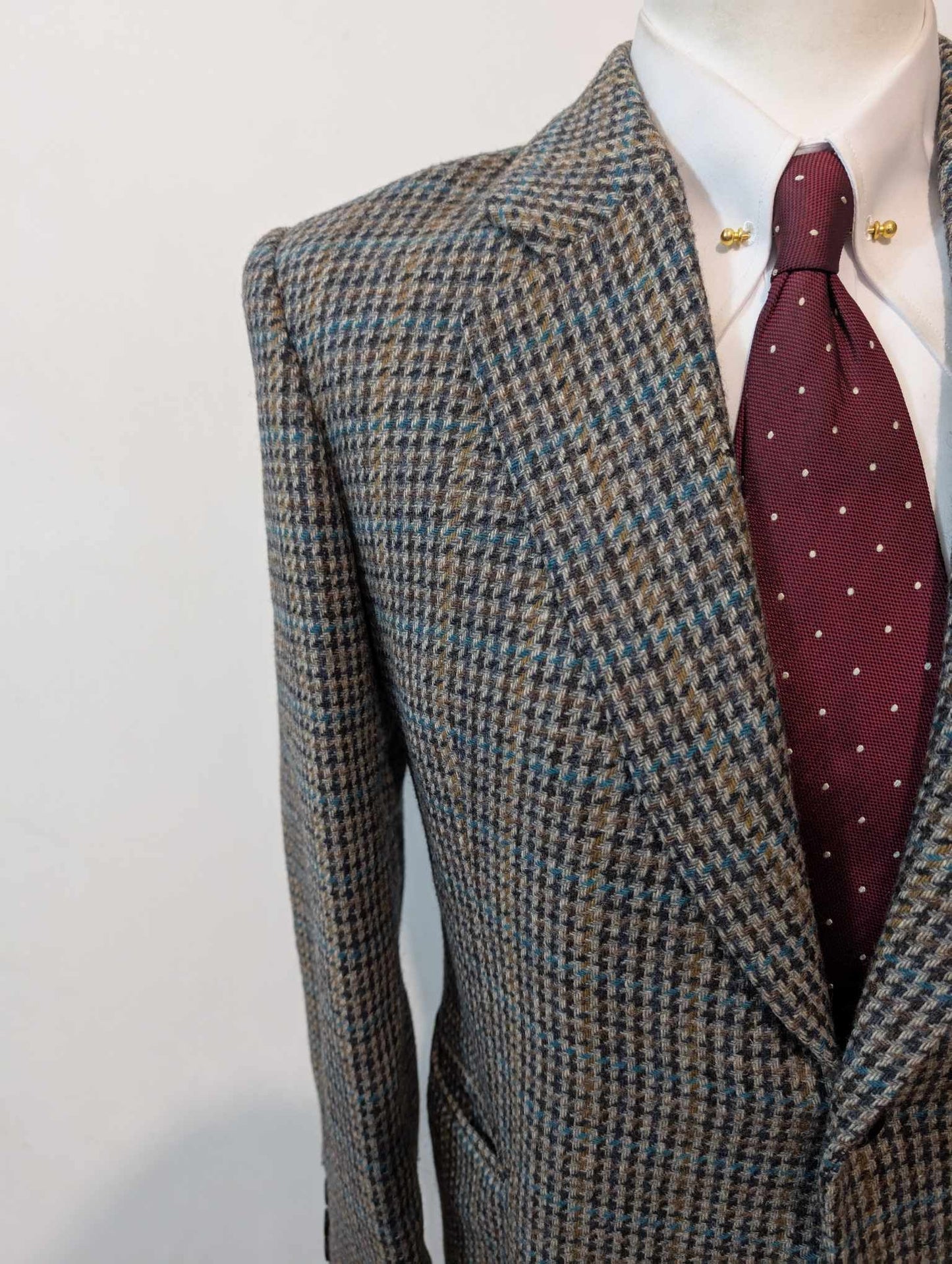 Veste bespoke en tweed