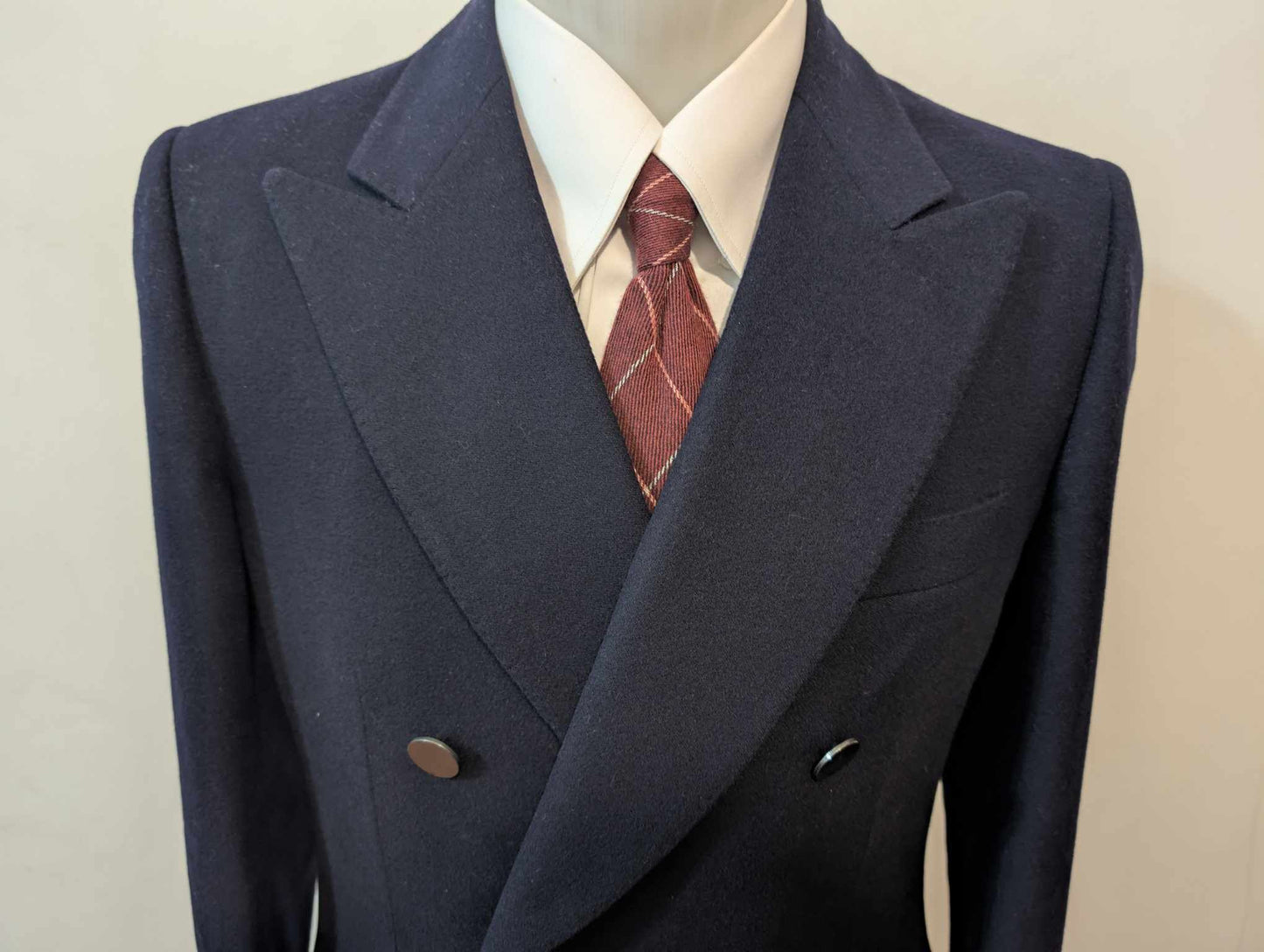 Magnifique veste croisée en flanelle lourde