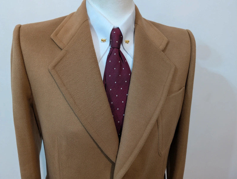 Fabuleuse veste marron camel en laine lourde