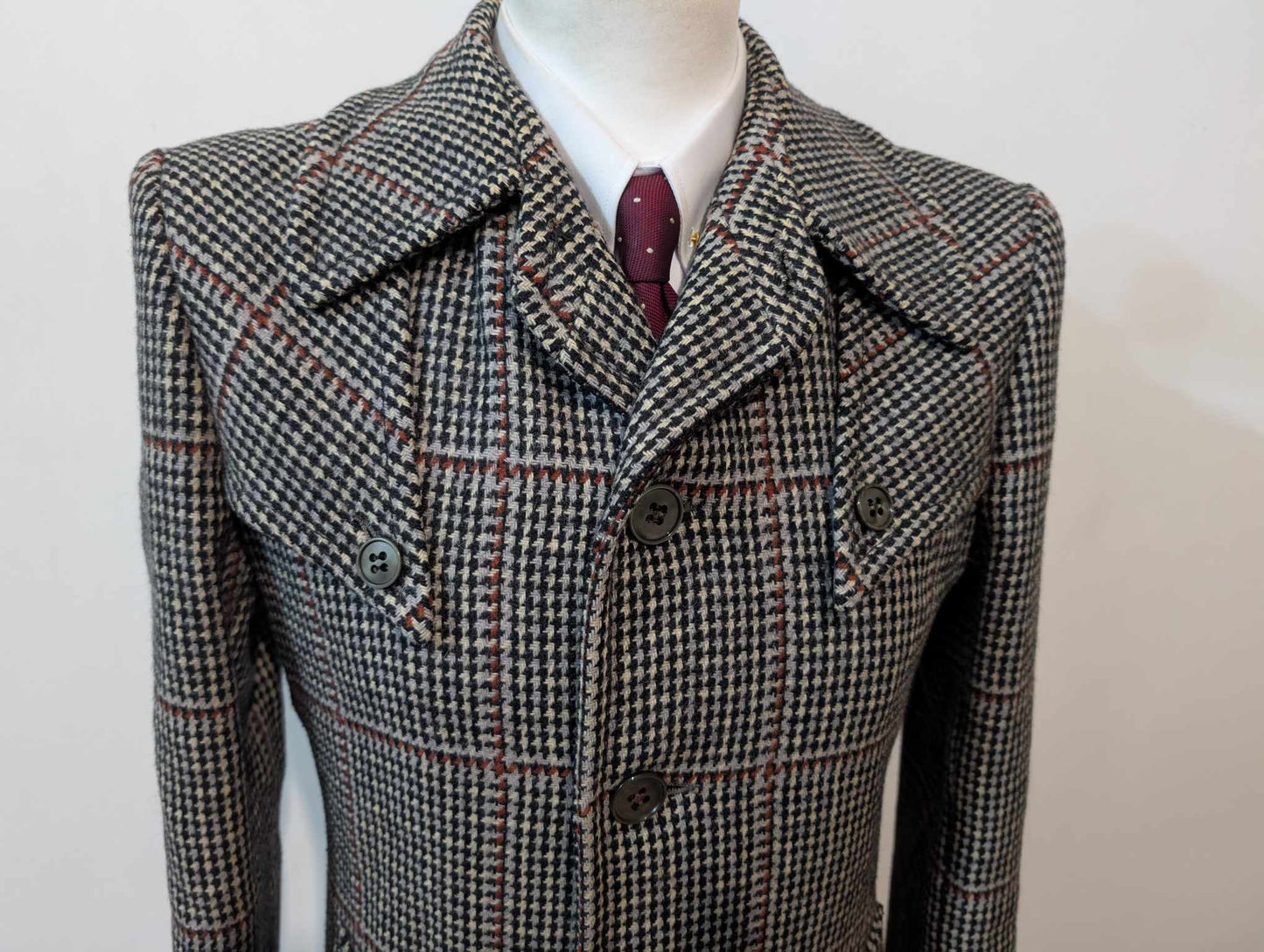 Magnifique manteau en tweed