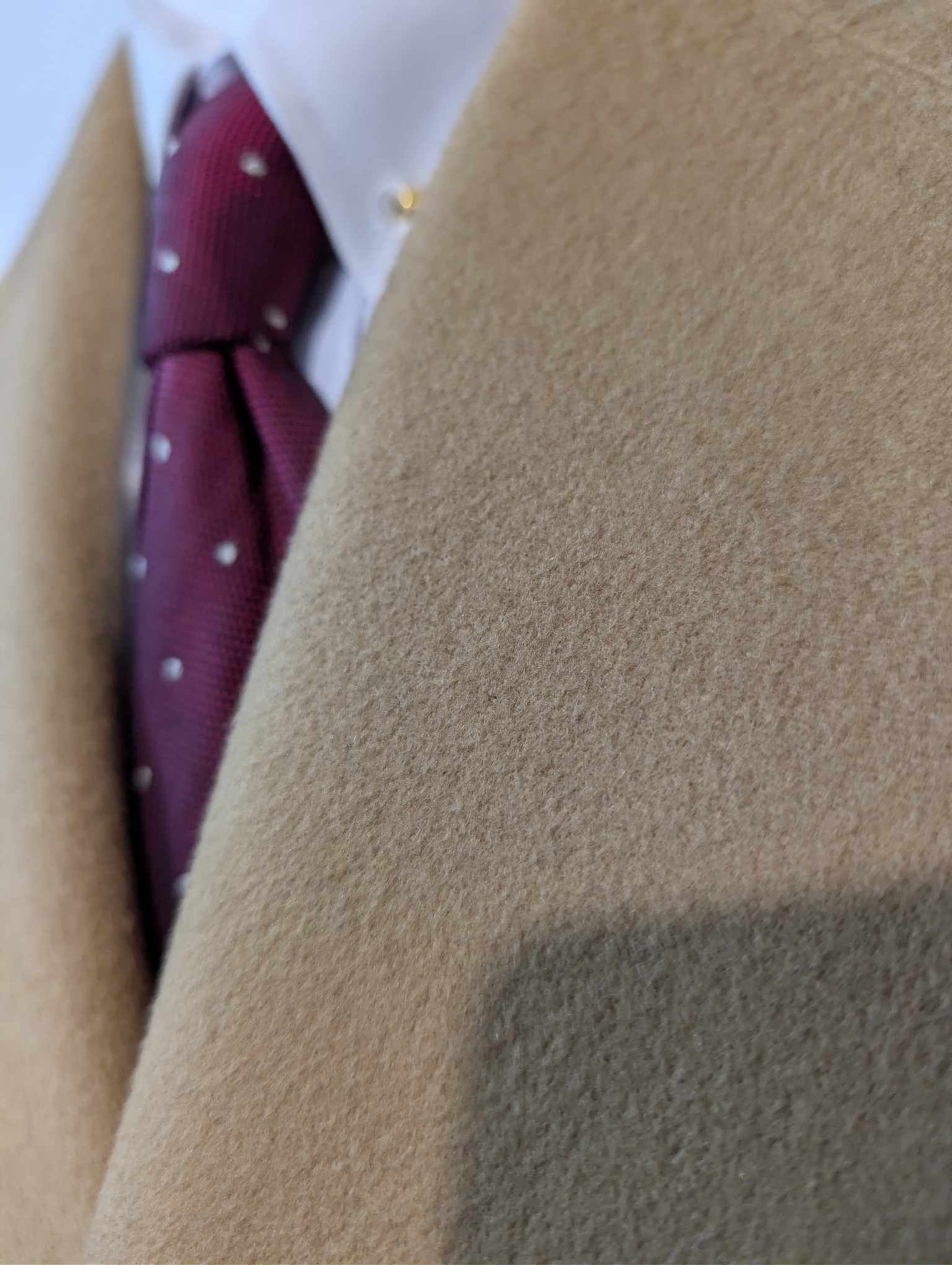 Miraculeux manteau camel en laine