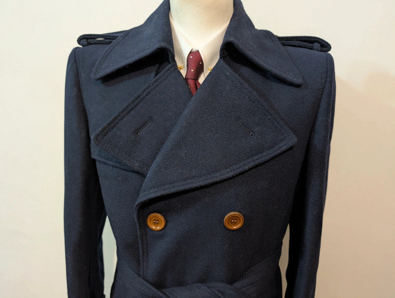 Spectaculaire trench en tweed