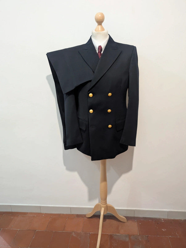 Fidèle costume 3 pièces croisé en laine