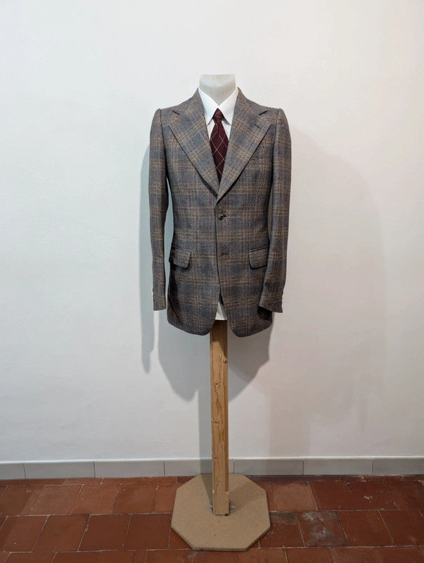 Triste costume en prince de galles en flanelle