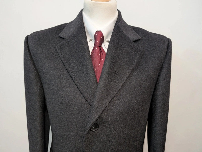 Soft gray wool coat