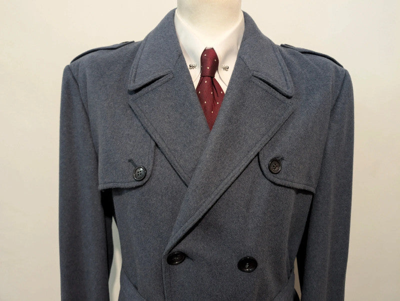Trenchcoat aus Wolle