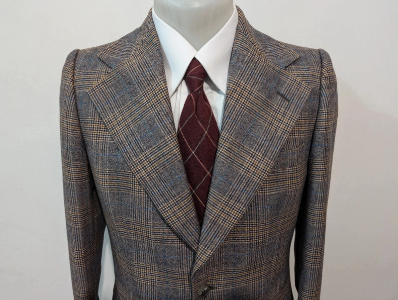Triste costume en prince de galles en flanelle