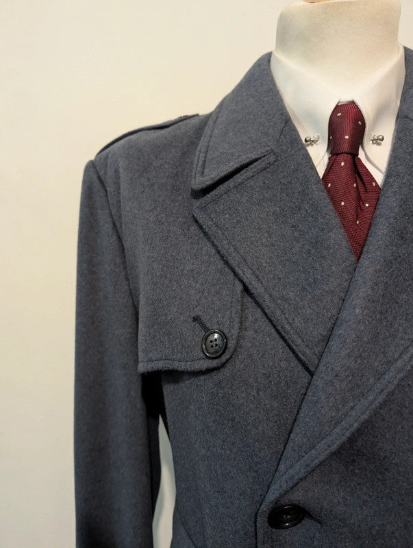 Trenchcoat aus Wolle