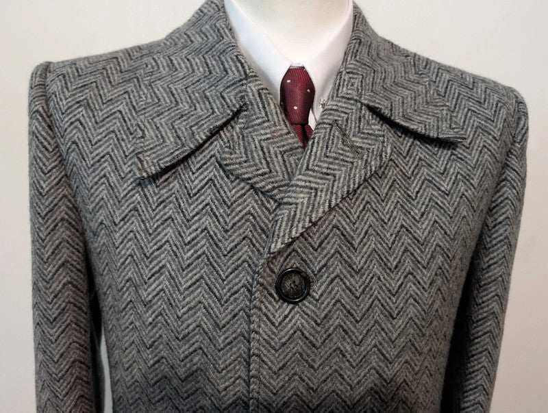 Magnifique manteau en tweed