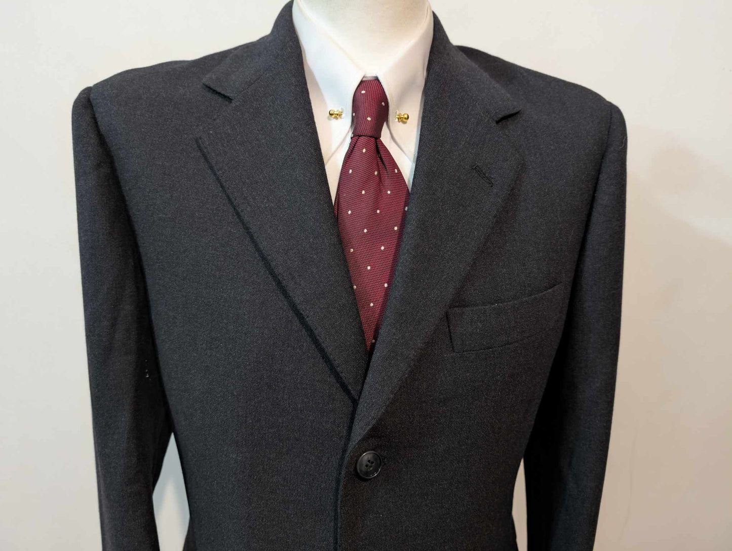 Classique costume gris en laine
