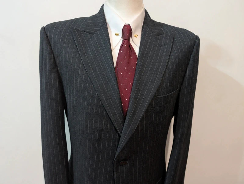 Terrifiant costume pinstripe en flanelle