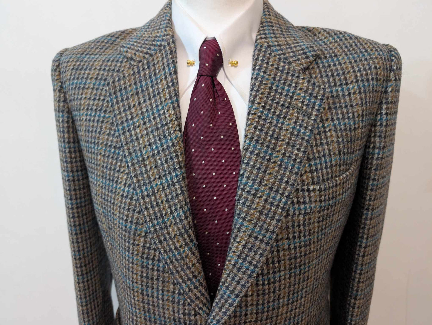 Veste bespoke en tweed