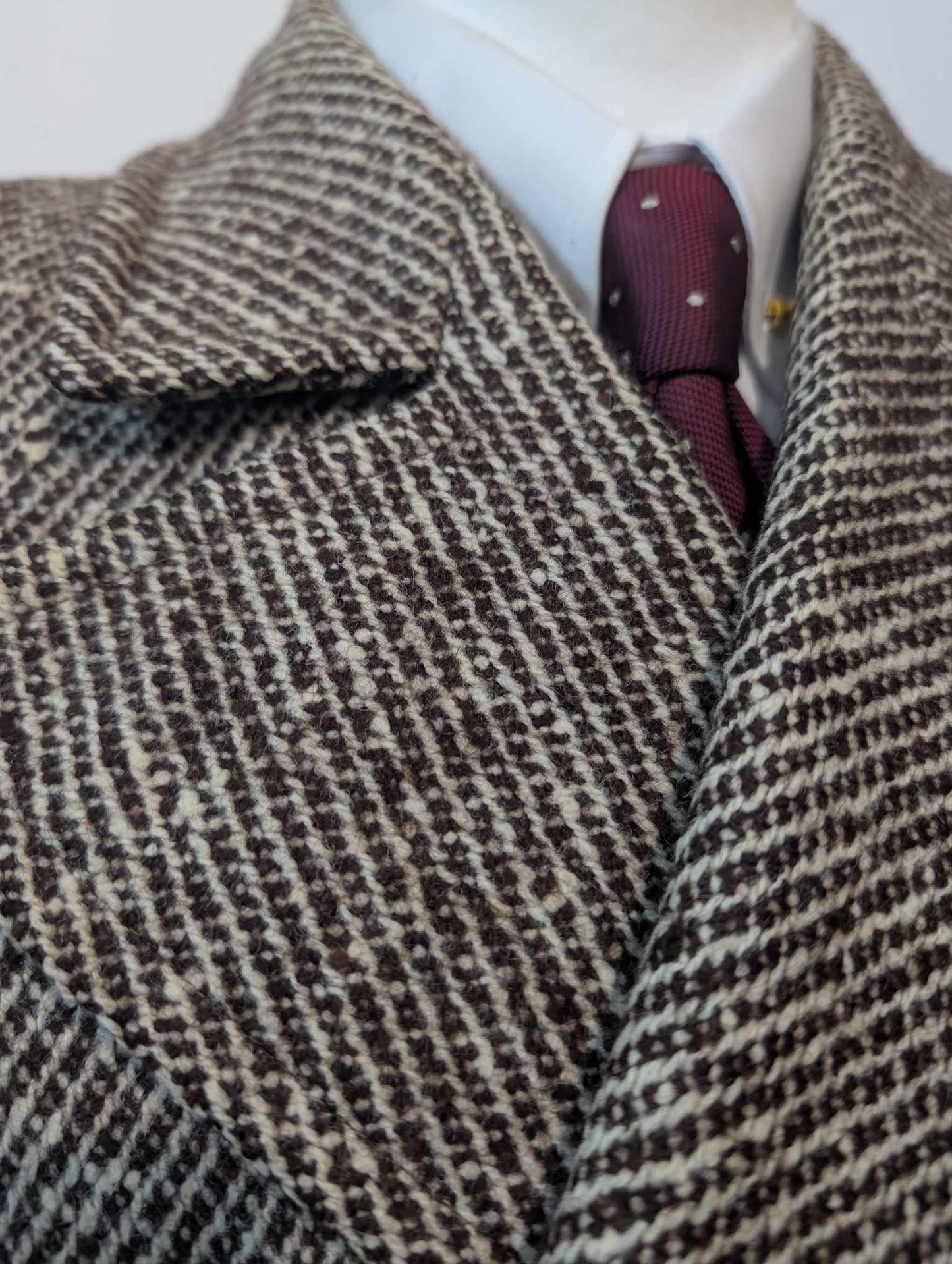 Exceptionnel polo coat en tweed