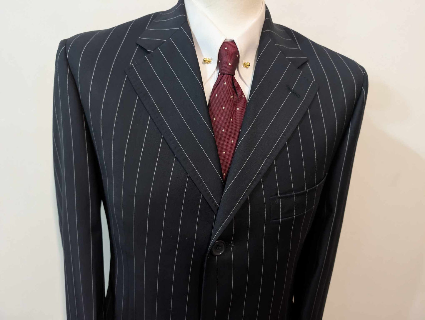 Légendaire costume chalkstripe en laine
