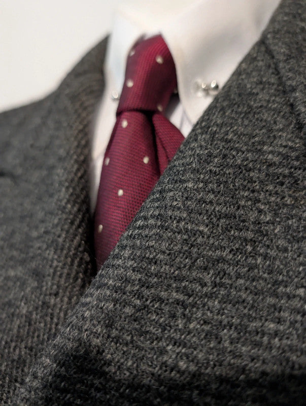 Géant manteau croisé en tweed
