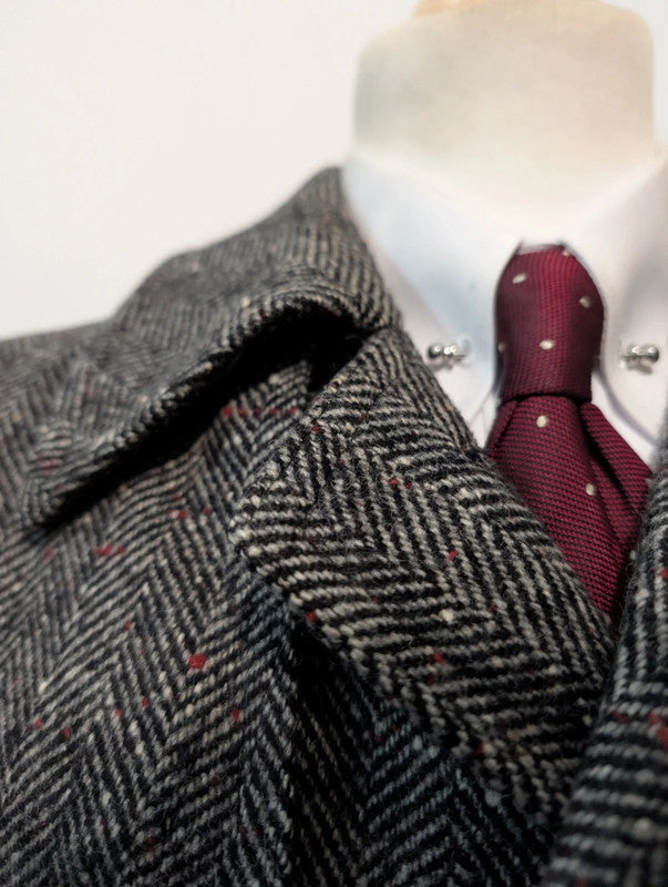 Incroyable manteau en donegale tweed