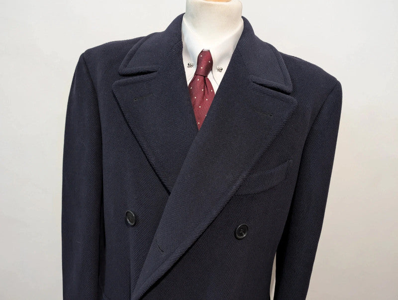 Impressionnant manteau polo coat en laine