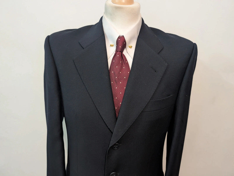 Classique veste bleu marine en laine