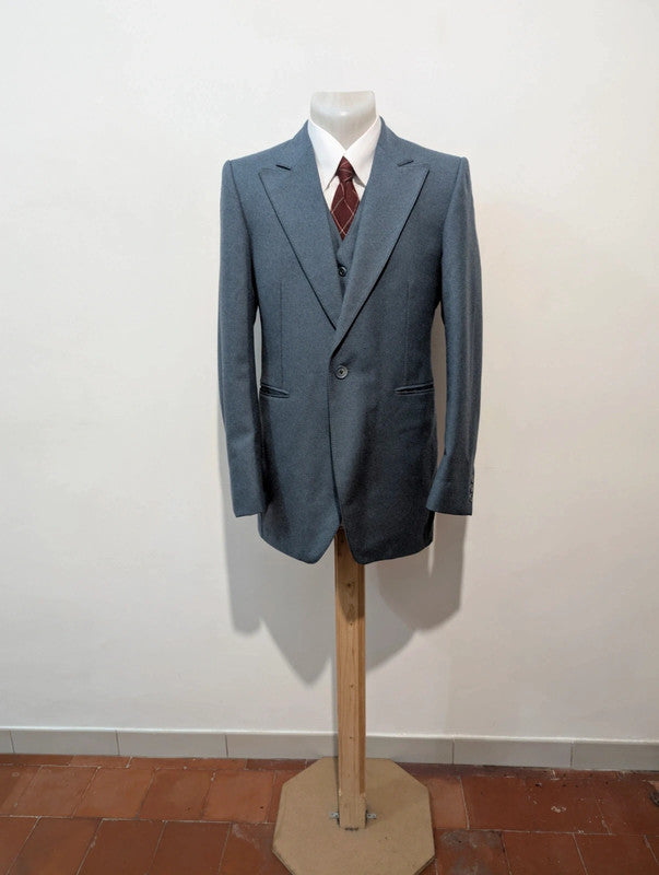 Mystérieux costume 3 piece en flanelle lourde