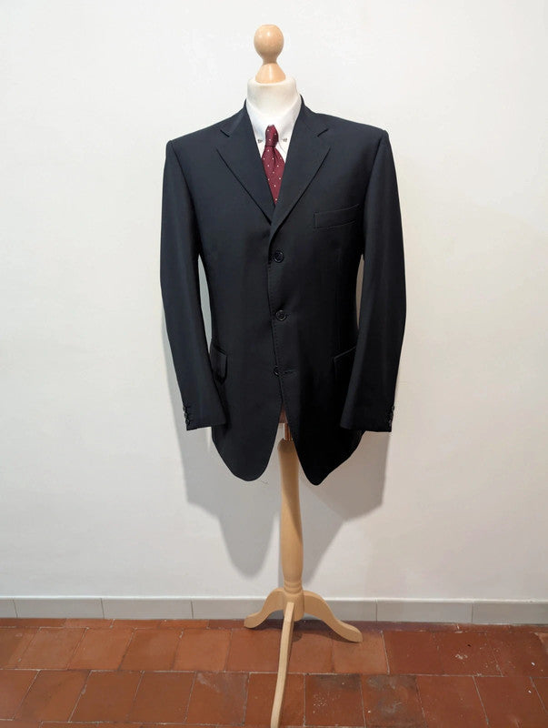 Classique costume bleu marine en laine