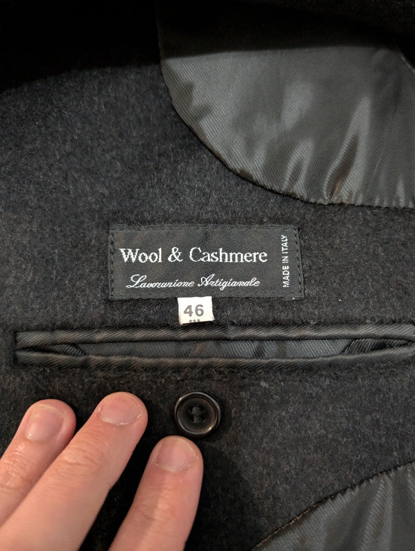 Doux manteau gris en laine