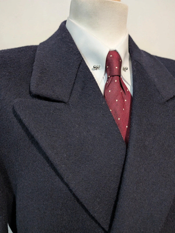 Ravissant manteau croisé bleu marine