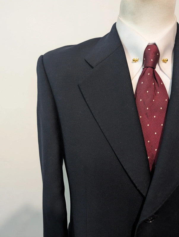 Classique veste bleu marine en laine