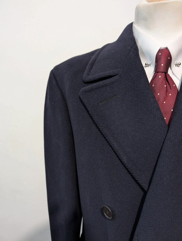 Impressionnant manteau polo coat en laine