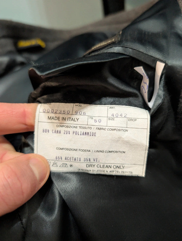 Classique manteau gris en laine