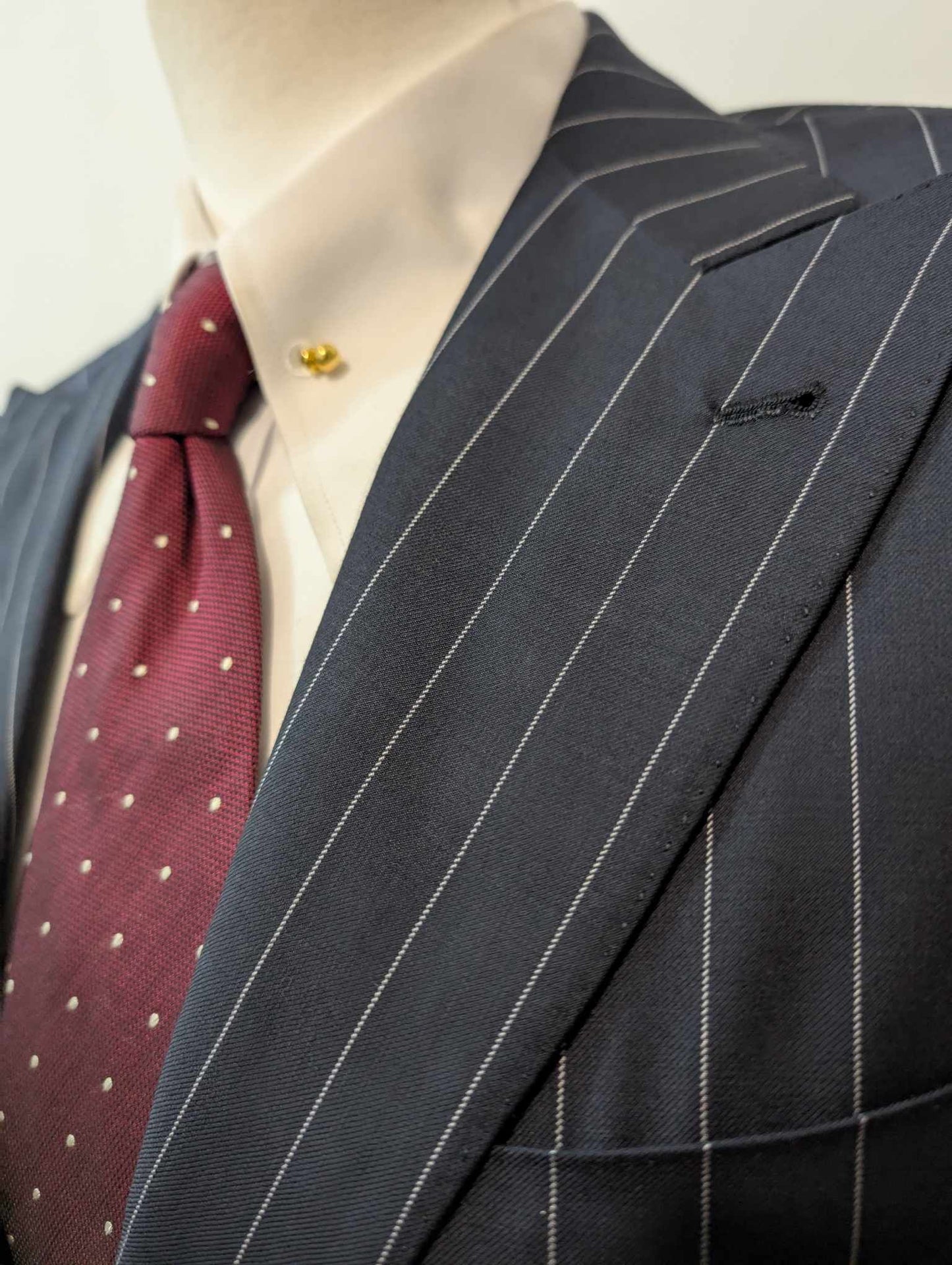 Incroyable costume chalkstripe en laine