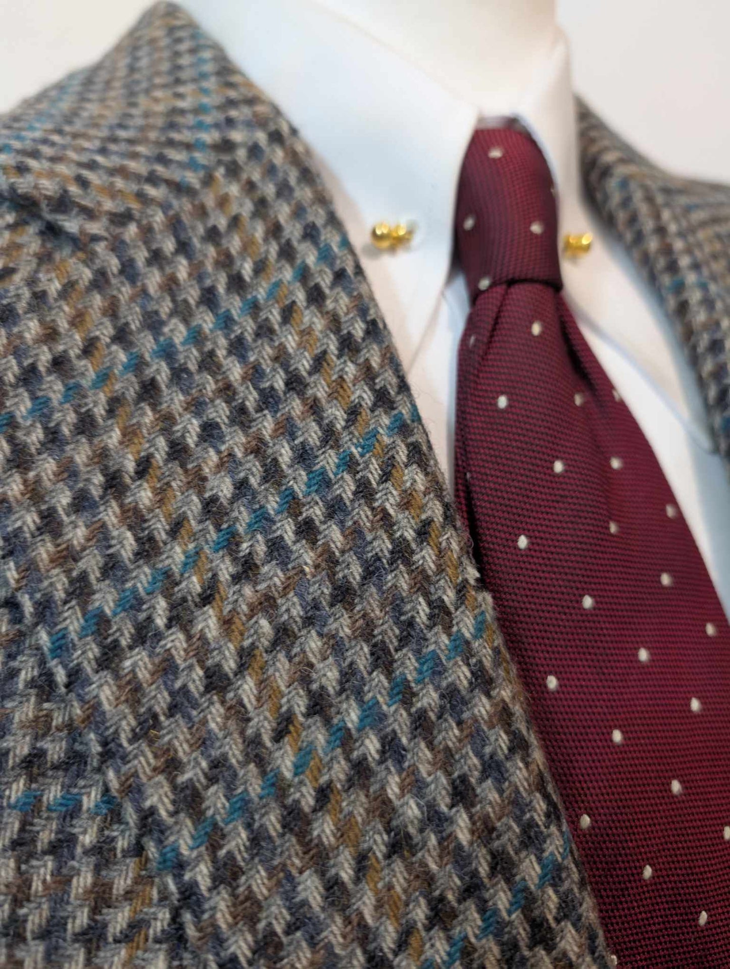 Veste bespoke en tweed